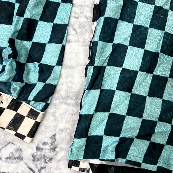 BLUE SKY INN Check Pool button-up shirt Sz large - Picture 8 of 12